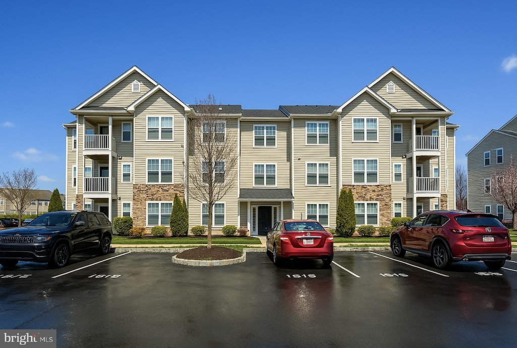 1510 Moore St Unit 302, Bristol, PA 19007 - view of property with uncovered parking