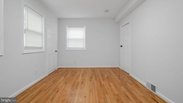 5011 37th Ave, Hyattsville, MD 20782 - unfurnished room with light wood-style floors, visible vents, and baseboards