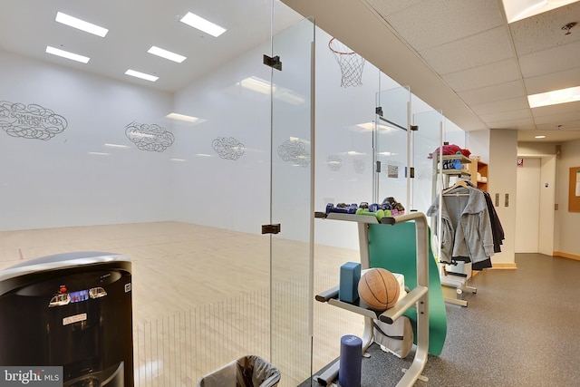 5600 Wisconsin Ave Unit 1-302, Chevy Chase, MD 20815 - exercise room featuring elevator