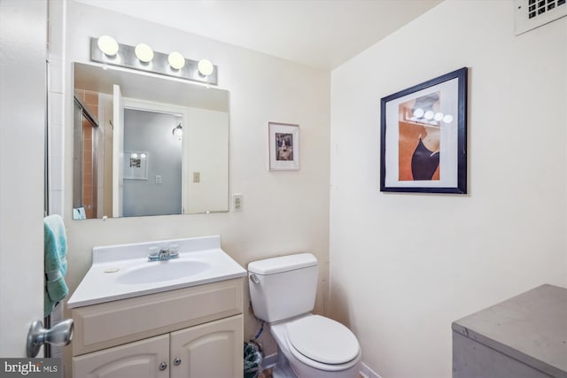 3333 University Blvd W Unit 1102, Kensington, MD 20895 - bathroom featuring toilet, vanity, and a shower