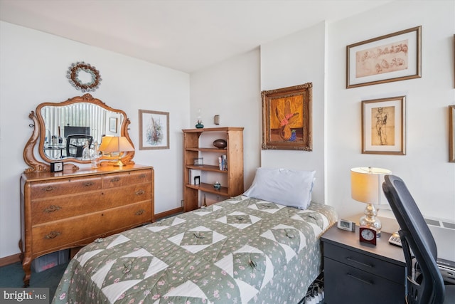 3333 University Blvd W Unit 1102, Kensington, MD 20895 - bedroom with carpet floors and baseboards