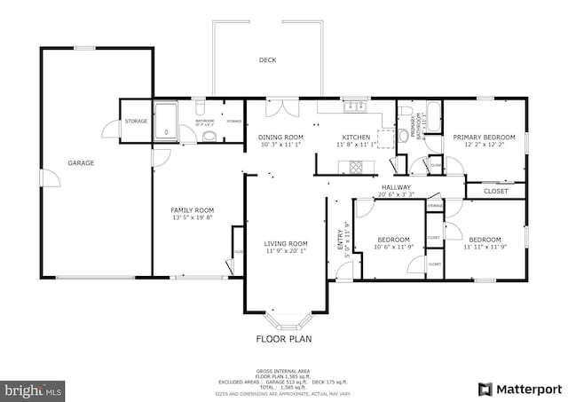 9532 Sherwood Dr, Upper Marlboro, MD 20772 - floor plan