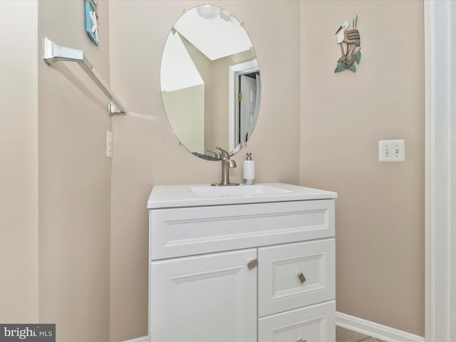 353 Fallsgrove Dr Unit 51, Rockville, MD 20850 - bathroom featuring vanity and baseboards