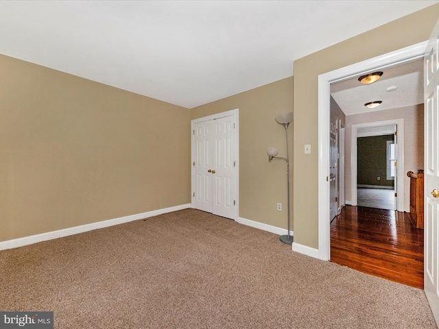 6093 Baldridge Ct, Frederick, MD 21701 - unfurnished bedroom featuring carpet flooring, baseboards, and a closet