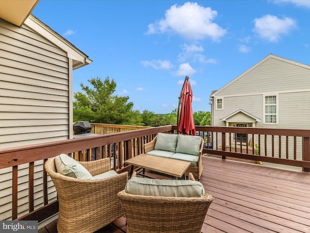 6093 Baldridge Ct, Frederick, MD 21701 - view of wooden deck