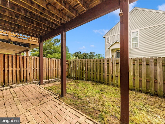 6093 Baldridge Ct, Frederick, MD 21701 - view of patio with a fenced backyard