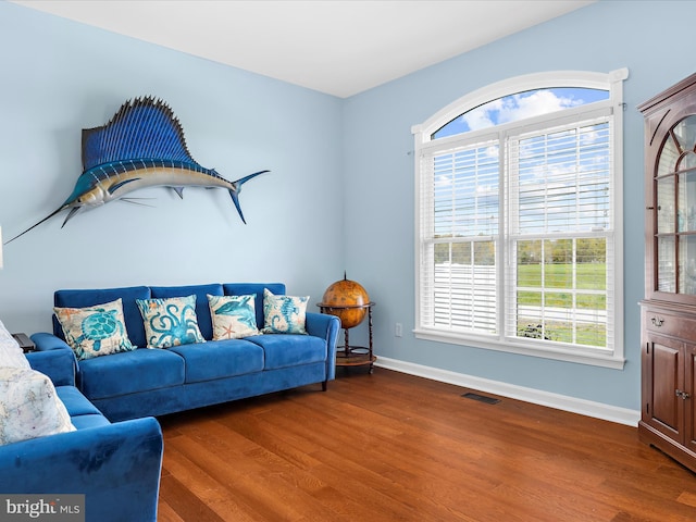 1121 Old Love Point Rd, Stevensville, MD 21666 - interior space featuring baseboards, visible vents, and a wealth of natural light