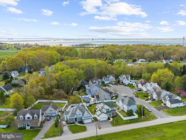 1121 Old Love Point Rd, Stevensville, MD 21666 - aerial view with a residential view and a water view