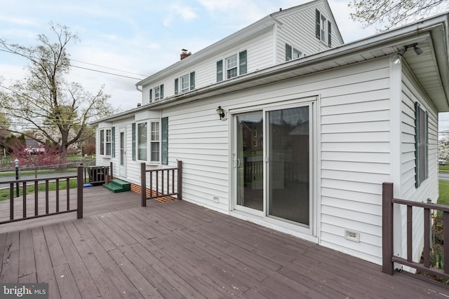 view of deck