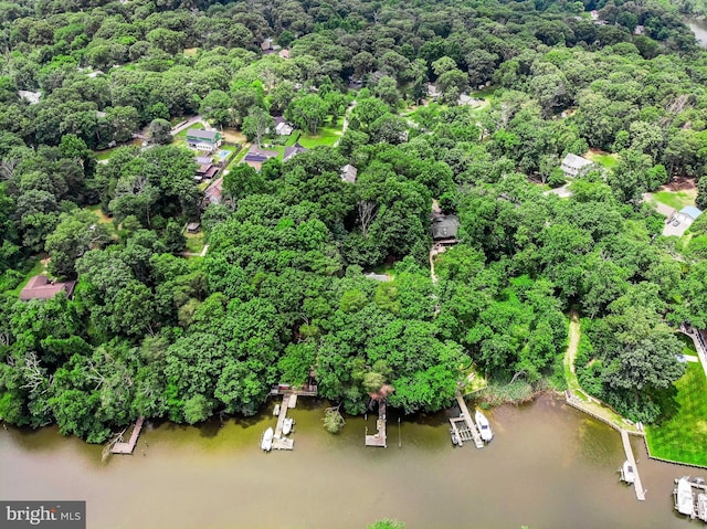 8177 Bodkin Ave, Pasadena, MD 21122 - drone / aerial view featuring a water view