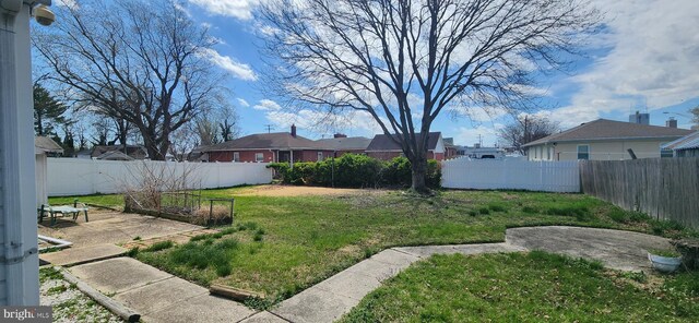 8323 Bear Creek Dr, Baltimore, MD 21222 - view of yard with a patio area and a fenced backyard