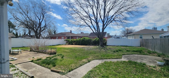 8323 Bear Creek Dr, Baltimore, MD 21222 - view of yard with a fenced backyard and a patio