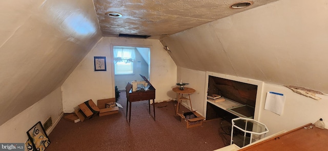 8323 Bear Creek Dr, Baltimore, MD 21222 - additional living space with vaulted ceiling and carpet floors