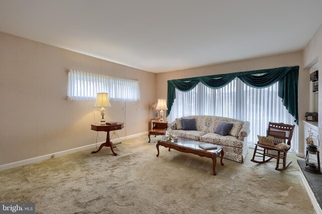 3902 Reiff Pl, Reading, PA 19606 - living area with baseboards and carpet