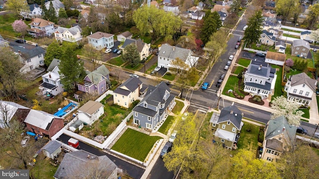 201 Morrison Ave, Hightstown, NJ 08520 - drone / aerial view featuring a residential view