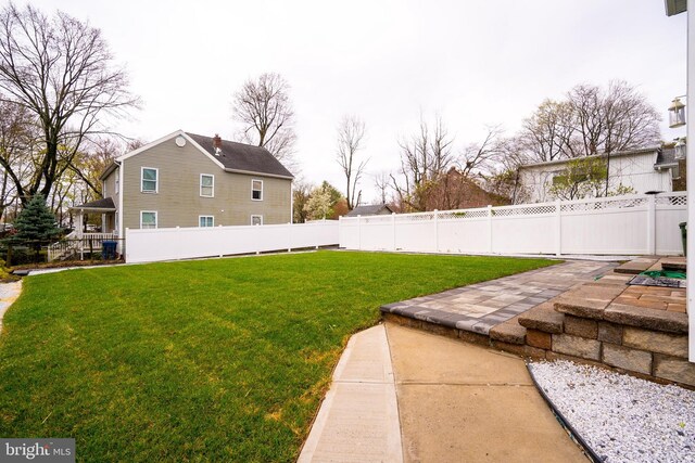 201 Morrison Ave, Hightstown, NJ 08520 - view of yard featuring a fenced backyard and a patio area