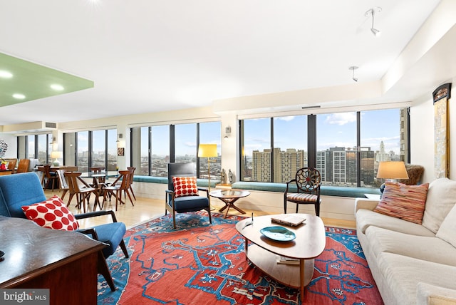2001 Hamilton St Unit 1914, Philadelphia, PA 19130 - living area featuring recessed lighting