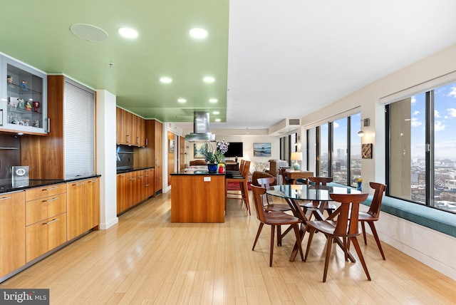 2001 Hamilton St Unit 1914, Philadelphia, PA 19130 - dining room featuring light wood finished floors and recessed lighting
