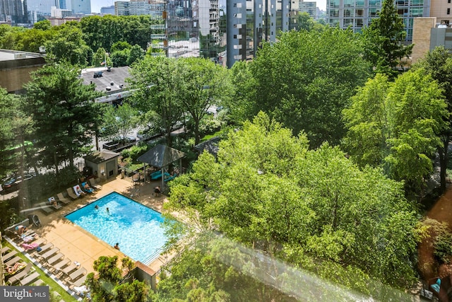 2001 Hamilton St Unit 1914, Philadelphia, PA 19130 - view of urban area featuring a pool area