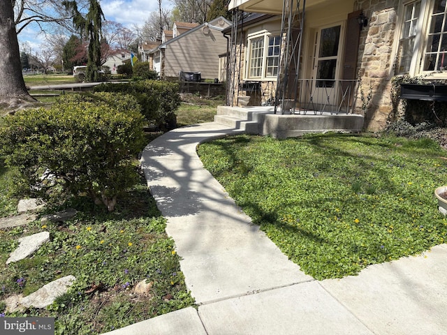 view of yard