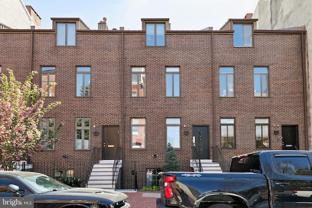 view of property featuring entry steps
