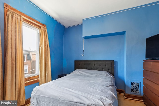225 Buckingham Pl, Philadelphia, PA 19104 - bedroom featuring visible vents and wood finished floors