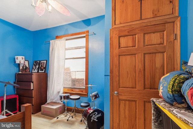 225 Buckingham Pl, Philadelphia, PA 19104 - bedroom featuring light wood-style flooring