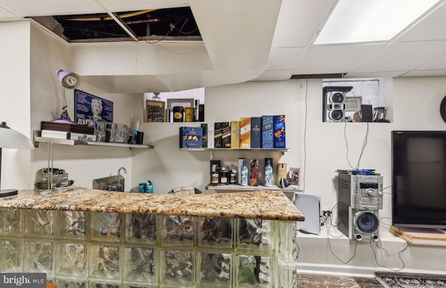 225 Buckingham Pl, Philadelphia, PA 19104 - bar with indoor wet bar