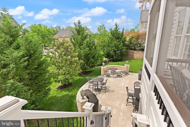 43005 Running Ridge Way, Leesburg, VA 20176 - view of patio / terrace with outdoor dining space