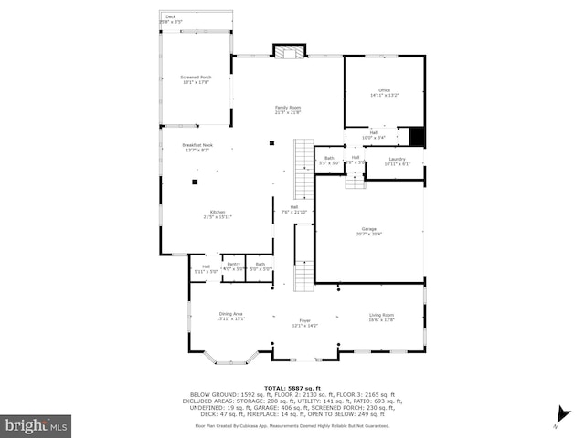 43005 Running Ridge Way, Leesburg, VA 20176 - floor plan / room layout