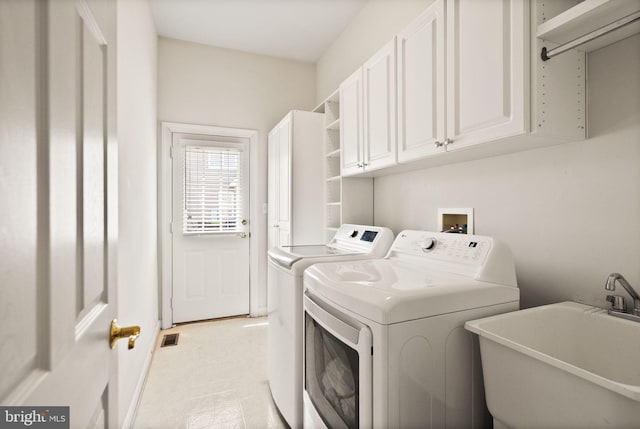 43005 Running Ridge Way, Leesburg, VA 20176 - washroom featuring washer and clothes dryer and cabinet space