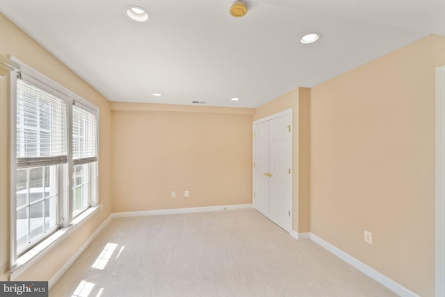 43005 Running Ridge Way, Leesburg, VA 20176 - unfurnished room with a smoke detector, light colored carpet, recessed lighting, and baseboards