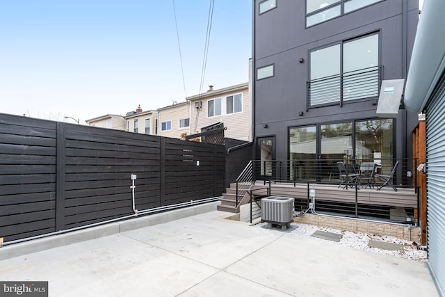 1023 Irving St NW Unit 1, Washington, DC 20010 - view of patio / terrace with cooling unit