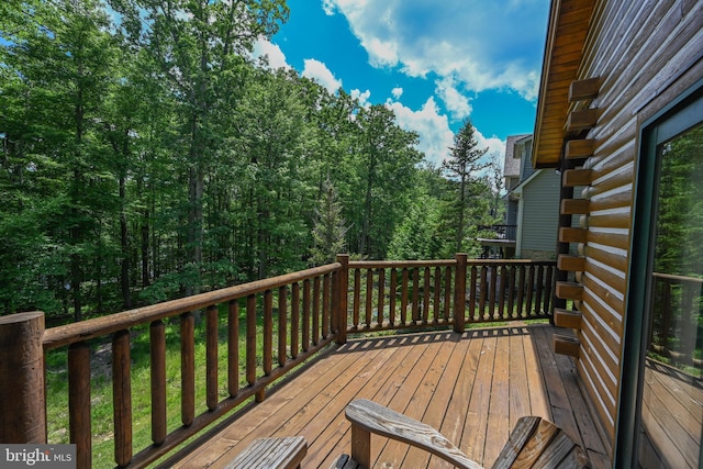 1419 Sandy Shores Rd, Mc Henry, MD 21541 - view of wooden terrace