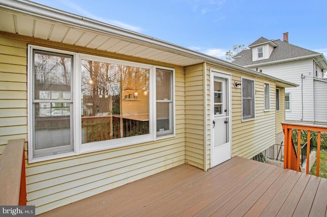view of deck