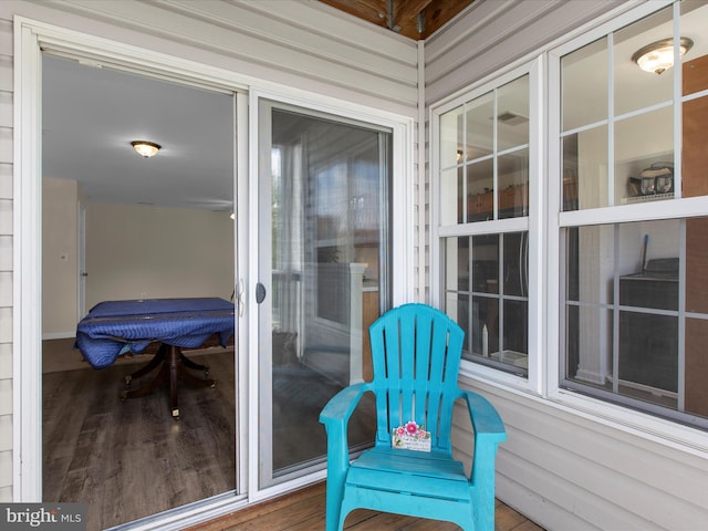 view of deck