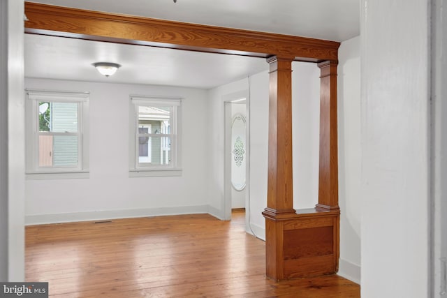 306 W Chapline St, Sharpsburg, MD 21782 - foyer entrance featuring hardwood / wood-style floors and baseboards