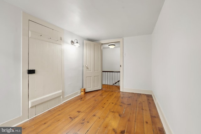 306 W Chapline St, Sharpsburg, MD 21782 - unfurnished bedroom featuring hardwood / wood-style flooring and baseboards