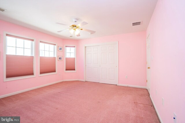 5 Susannah Dr, Chesterfield, NJ 08515 - unfurnished bedroom featuring a closet, light carpet, baseboards, and visible vents