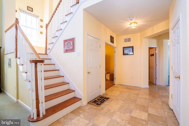 5 Susannah Dr, Chesterfield, NJ 08515 - stairs featuring baseboards and visible vents