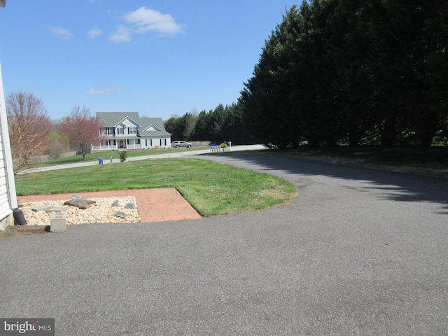 view of road