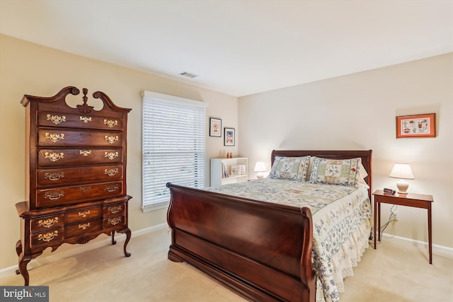 7906 Plum Creek Dr, Gaithersburg, MD 20879 - bedroom with light carpet and baseboards
