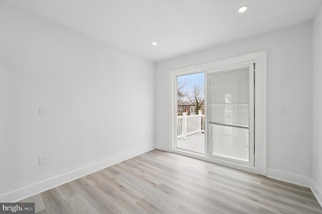 2811 C St, Philadelphia, PA 19134 - spare room with light wood finished floors and baseboards