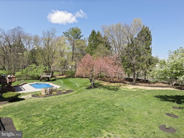 view of yard