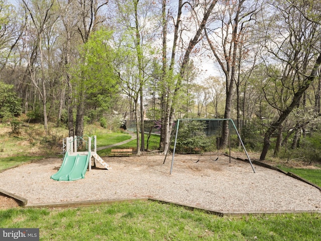view of communal playground