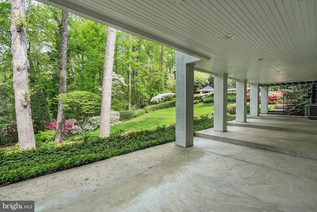view of patio