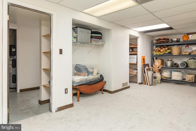 storage room with visible vents