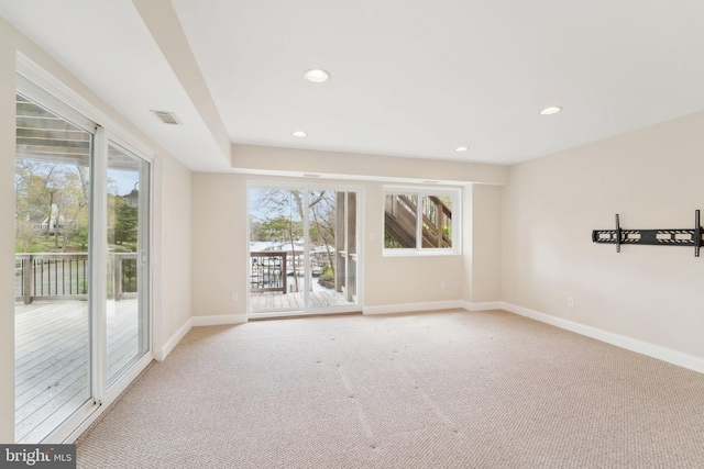 264 Capote Ct E, Severna Park, MD 21146 - carpeted spare room featuring plenty of natural light, recessed lighting, and baseboards