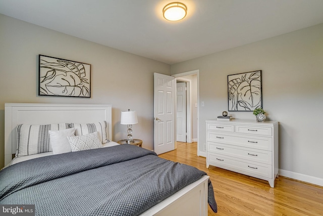 6515 Walters Woods Dr, Falls Church, VA 22044 - bedroom featuring light wood finished floors and baseboards