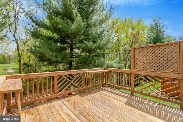 view of deck